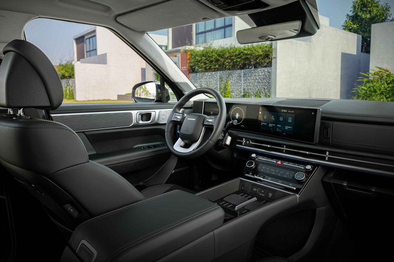 Nội thất của Santa Fe Hybrid